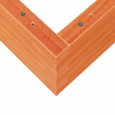 vidaXL Ζαρντινιέρα Καφέ Κεριού 50x50x23 εκ. από Μασίφ Ξύλο Πεύκου