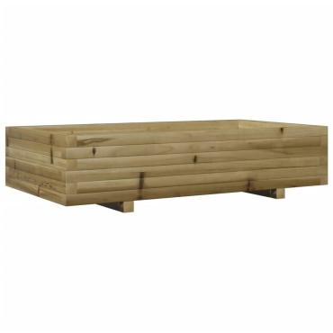 vidaXL Ζαρντινιέρα Κήπου 110x60x26,5 εκ. από Εμποτισμένο Ξύλο Πεύκου