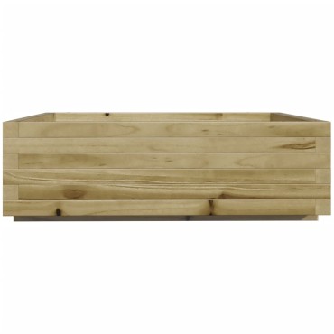 vidaXL Ζαρντινιέρα Κήπου 80x80x26,5 εκ. από Εμποτισμένο Ξύλο Πεύκου