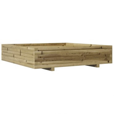 vidaXL Ζαρντινιέρα Κήπου 110x110x26,5 εκ. από Εμποτισμένο Ξύλο Πεύκου