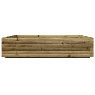 vidaXL Ζαρντινιέρα Κήπου 110x110x26,5 εκ. από Εμποτισμένο Ξύλο Πεύκου