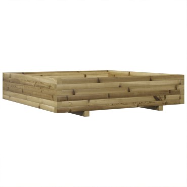 vidaXL Ζαρντινιέρα Κήπου 110x110x26,5 εκ. από Εμποτισμένο Ξύλο Πεύκου