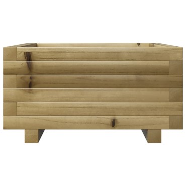 vidaXL Ζαρντινιέρα Κήπου 50x50x26,5 εκ. από Εμποτισμένο Ξύλο Πεύκου