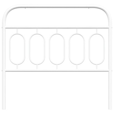 vidaXL Κεφαλάρι Λευκό Μεταλλικό 105x3x100cm 1 τεμ.