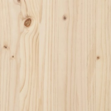 vidaXL Παγκάκι με Οροφή 117,5x70x176,5cm από Μασίφ Ξύλο Πεύκου