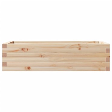vidaXL Ζαρντινιέρα Κήπου 90x40x23 εκ από Μασίφ Ξύλο Πεύκου