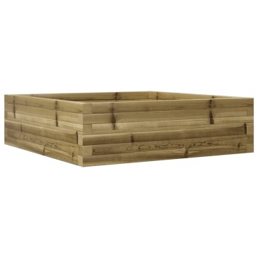 vidaXL Ζαρντινιέρα Κήπου 80x80x23 εκ. από Εμποτισμένο Ξύλο Πεύκου