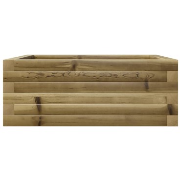 vidaXL Ζαρντινιέρα Κήπου 60x60x23 εκ. από Εμποτισμένο Ξύλο Πεύκου