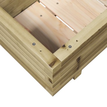 vidaXL Ζαρντινιέρα Κήπου 70x40x26,5 εκ. από Εμποτισμένο Ξύλο Πεύκου