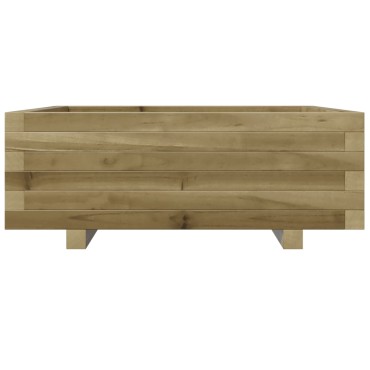 vidaXL Ζαρντινιέρα Κήπου 70x70x26,5 εκ. από Εμποτισμένο Ξύλο Πεύκου