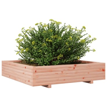vidaXL Ζαρντινιέρα Κήπου 110x110x26,5 εκ. από Μασίφ Ξύλο Ψευδοτσούγκας