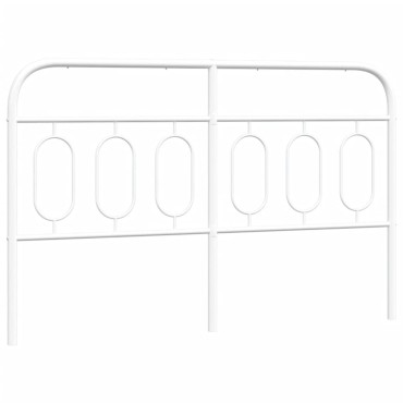 vidaXL Κεφαλάρι Λευκό Μεταλλικό 142x3x100cm 1 τεμ.