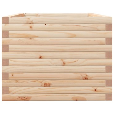 vidaXL Ζαρντινιέρα Κήπου 90x60x49,5 εκ από Μασίφ Ξύλο Πεύκου