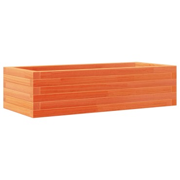 vidaXL Ζαρντινιέρα Καφέ Κεριού 90x40x23 εκ. από Μασίφ Ξύλο Πεύκου