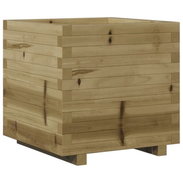 vidaXL Ζαρντινιέρα Κήπου 50x50x49,5 εκ. από Εμποτισμένο Ξύλο Πεύκου
