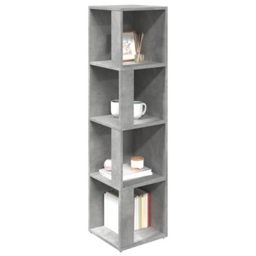 vidaXL Ντουλάπι Γωνία Γκρι Σκυρ. 33x33x132cm από Μοριοσανίδα 1 τεμ.