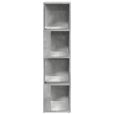 vidaXL Ντουλάπι Γωνία Γκρι Σκυρ. 33x33x132cm από Μοριοσανίδα 1 τεμ.