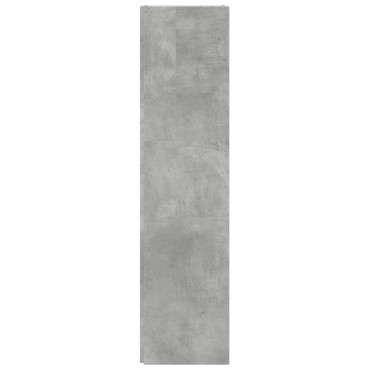 vidaXL Ντουλάπι Γωνία Γκρι Σκυρ. 33x33x132cm από Μοριοσανίδα 1 τεμ.