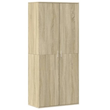 vidaXL Παπουτσοθήκη Sonoma Δρυς 80x39x178cm από Επεξεργασμένο Ξύλο