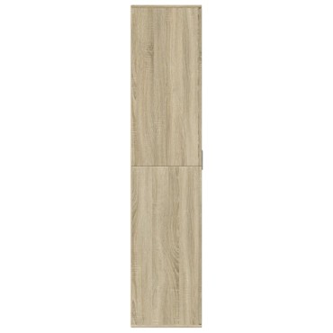 vidaXL Παπουτσοθήκη Sonoma Δρυς 80x39x178cm από Επεξεργασμένο Ξύλο