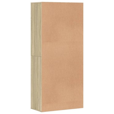 vidaXL Παπουτσοθήκη Sonoma Δρυς 80x39x178cm από Επεξεργασμένο Ξύλο