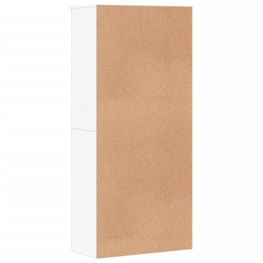 vidaXL Παπουτσοθήκη Λευκή 80x39x178cm από Επεξεργασμένο Ξύλο