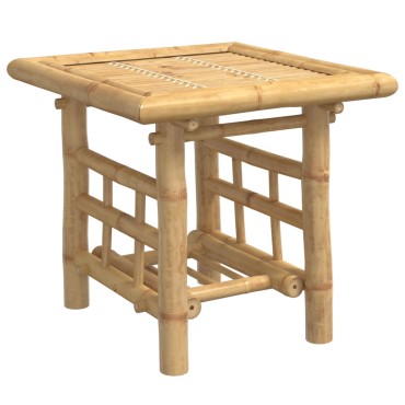 vidaXL Τραπεζάκι Βοηθητικό 45x45x45cm από Μπαμπού 1 τεμ.
