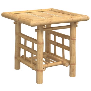 vidaXL Τραπεζάκι Βοηθητικό 45x45x45cm από Μπαμπού 1 τεμ.