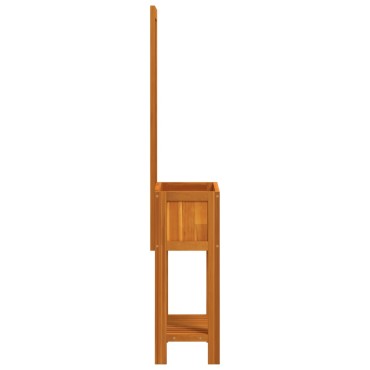 vidaXL Γλάστρα με Καφασωτό / Ράφι 55x29,5x152 εκ. Μασίφ Ξύλο Ακακίας