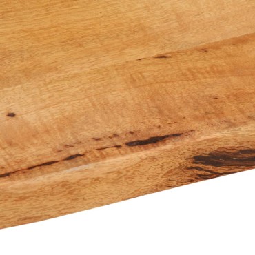 vidaXL Επιφάνεια Τραπεζιού 80x60x3,8cm Live Edge Μασίφ Ξύλο Μάνγκο 1 τεμ.