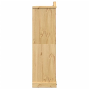 vidaXL Ντουλάπα Corona 151,5x52x186cm από Μασίφ Ξύλο Πεύκου 1 τεμ.