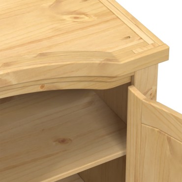 vidaXL Ντουλάπα Corona 151,5x52x186cm από Μασίφ Ξύλο Πεύκου 1 τεμ.