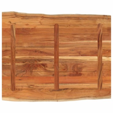 vidaXL Επιφάνεια Τραπεζιού Ορθογώνια 90x80x3,8cm Μασίφ Ξύλο Ακακίας 1 τεμ.