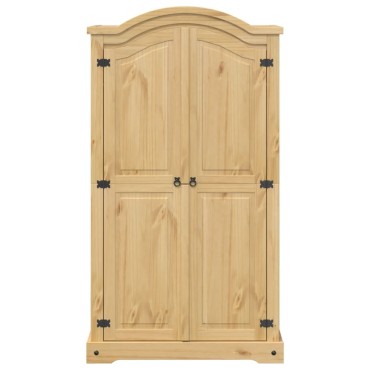 vidaXL Ντουλάπα Corona 102x52x186cm από Μασίφ Ξύλο Πεύκου 1 τεμ.