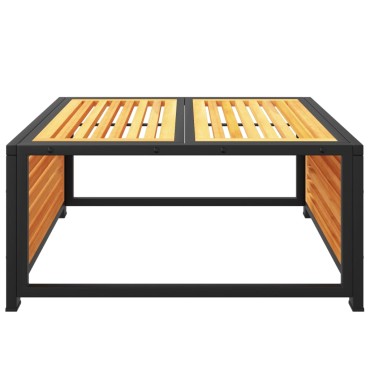 vidaXL Τραπέζι Κήπου 68x68x30cm από Μασίφ Ξύλο Ακακίας