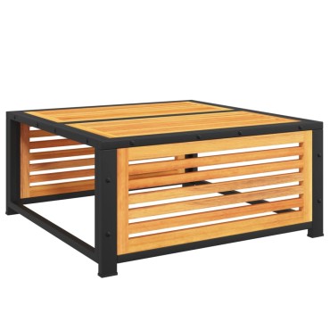 vidaXL Τραπέζι Κήπου 68x68x30cm από Μασίφ Ξύλο Ακακίας