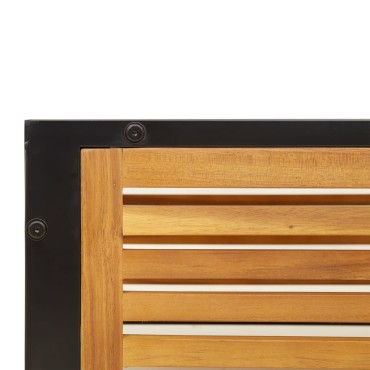 vidaXL Τραπέζι Κήπου 68x68x30cm από Μασίφ Ξύλο Ακακίας