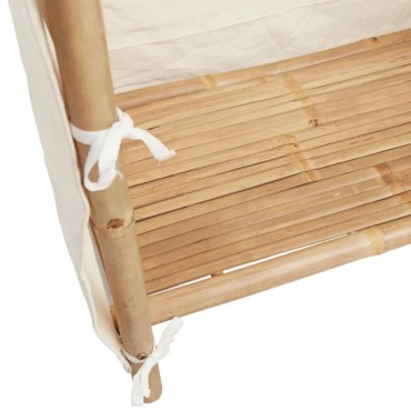 vidaXL Ντουλάπα 110x45x170cm Μπαμπού 1 τεμ.