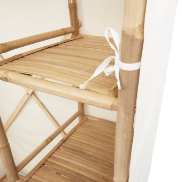 vidaXL Ντουλάπα 110x45x170cm Μπαμπού 1 τεμ.