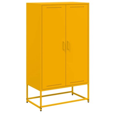 vidaXL Ντουλάπι Πράσινο Λαδί 68,5x38,5x123,5cm από Ατσάλι 1 τεμ.