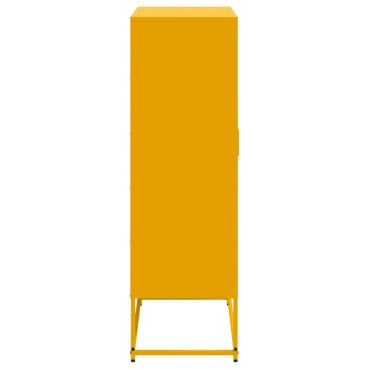 vidaXL Ντουλάπι Πράσινο Λαδί 68,5x38,5x123,5cm από Ατσάλι 1 τεμ.