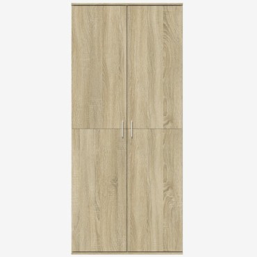 vidaXL Ντουλάπι Sonoma Δρυς 80x35x180cm από Επεξεργασμένο Ξύλο 1 τεμ.