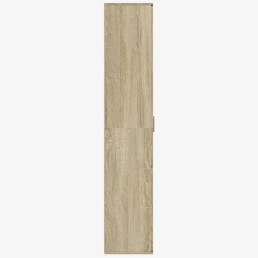 vidaXL Ντουλάπι Sonoma Δρυς 80x35x180cm από Επεξεργασμένο Ξύλο 1 τεμ.