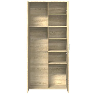 vidaXL Ντουλάπι Sonoma Δρυς 80x35x180cm από Επεξεργασμένο Ξύλο 1 τεμ.