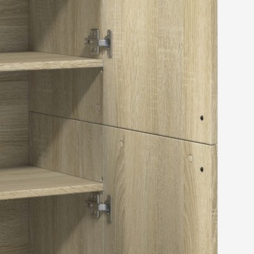 vidaXL Ντουλάπι Sonoma Δρυς 80x35x180cm από Επεξεργασμένο Ξύλο 1 τεμ.