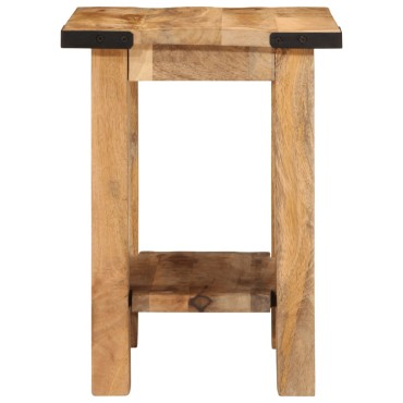 vidaXL Βοηθητικό Τραπέζι 40x30x40cm Ακατέργαστο Μασίφ Ξύλο Μάνγκο 1 τεμ.