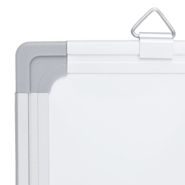 vidaXL Πίνακας Μαρκαδόρου Μαγνητικός Λευκός 40x40x1,7 εκ. Αλουμινίου
