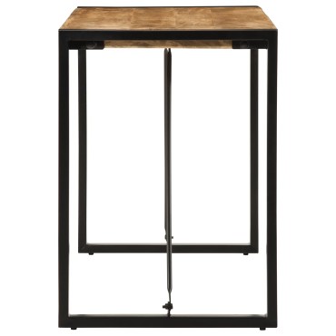 vidaXL Τραπεζαρία 120x55x76cm από Μασίφ Ακατέργαστο Ξύλο Μάνγκο 1 τεμ.
