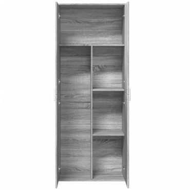 vidaXL Ντουλάπι Γκρι Sonoma 70x35x180cm από Επεξεργασμένο Ξύλο 1 τεμ.