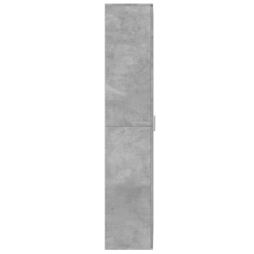 vidaXL Ντουλάπι Γκρι Σκυροδέματος 70x35x180cm από Επεξεργασμένο Ξύλο 1 τεμ.